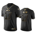 Men's Buffalo Bills Josh Allen Nike Platinum Retro Gold Edition Limited Jersey - Black