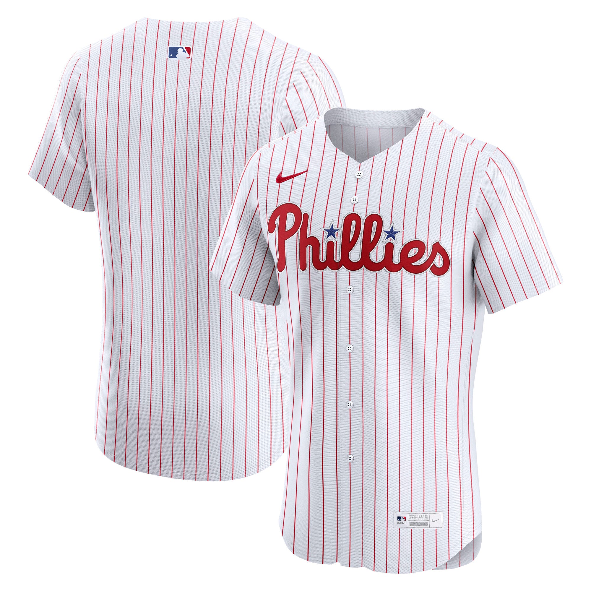 Philadelphia Phillies Nike Alternate 2 Elite Jersey - Cream/White/Light Blue