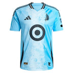 Jeong Sang-bin Minnesota United FC adidas 2025 CONVERGENCE Authentic Player Jersey - Blue