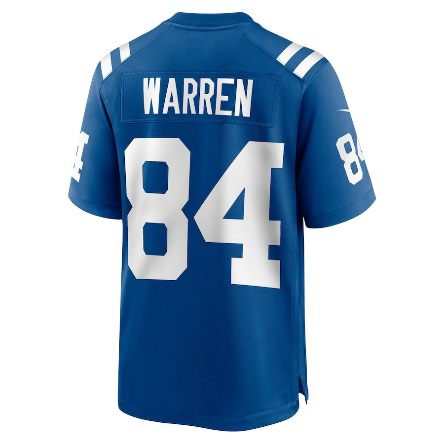 Tyler Warren Indianapolis Colts Nike 2025 NFL Draft First Round Pick Game Jersey - Royal