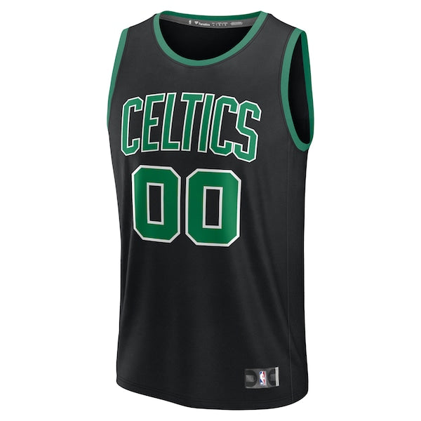 Boston Celtics  Fast Break Custom Jersey - Statement Edition - Black/White/Kelly Green