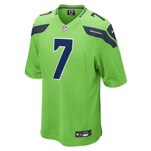 Geno Smith Seattle Seahawks Nike  Game Jersey - Neon Green