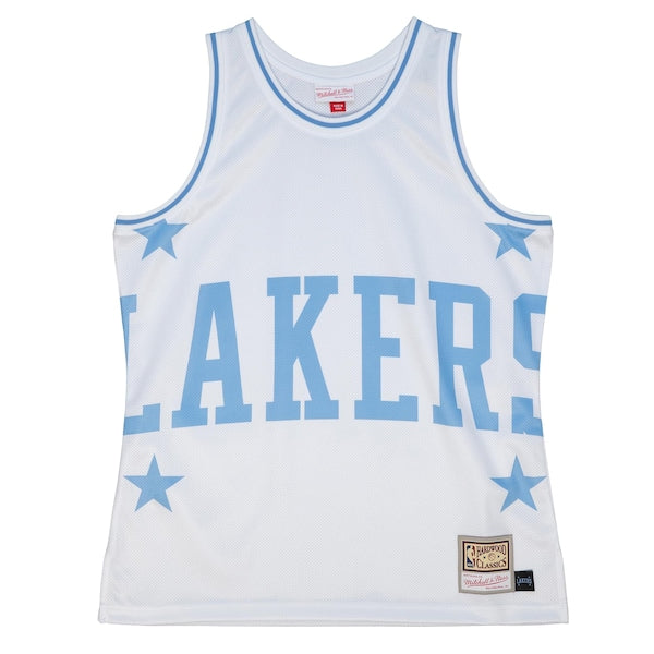 Los Angeles Lakers Hardwood Classics Blown Out Fashion Jersey - White