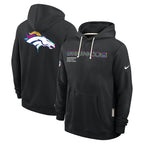 Denver Broncos Nike 2025 NFL Crucial Catch Sideline Standard Issue Dri-FIT Hoodie - Black