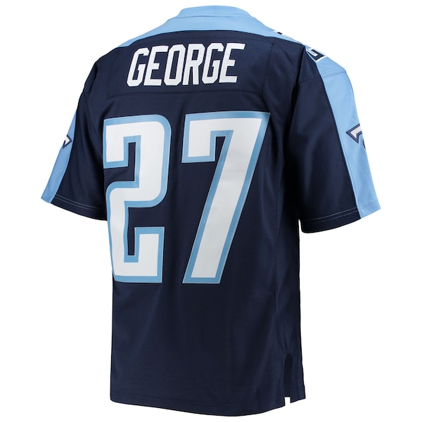 Eddie George Tennessee Titans Big & Tall 1999 Retired Player Replica Jersey - Navy