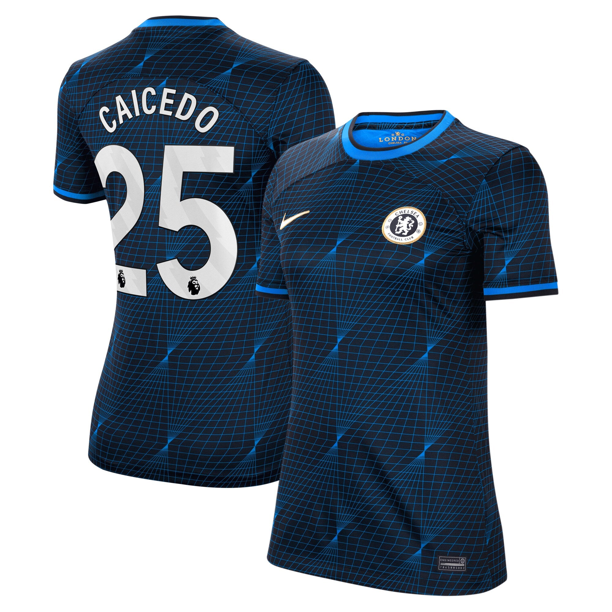 Moisés Caicedo Chelsea Nike Women's 2023/24 Home Stadium Replica Player Jersey - Blue/Navy