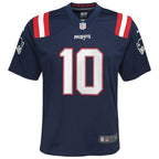 Drake Maye New England Patriots Nike Youth 2024 NFL Draft First Round Pick Player Game Jersey - Navy