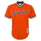 Cal Ripken Jr. Baltimore Orioles Youth Cooperstown Collection Mesh Batting Practice Jersey - Orange