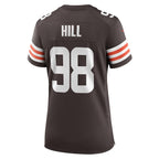 Trysten Hill Cleveland Browns Nike Women's Game Jersey - Brown