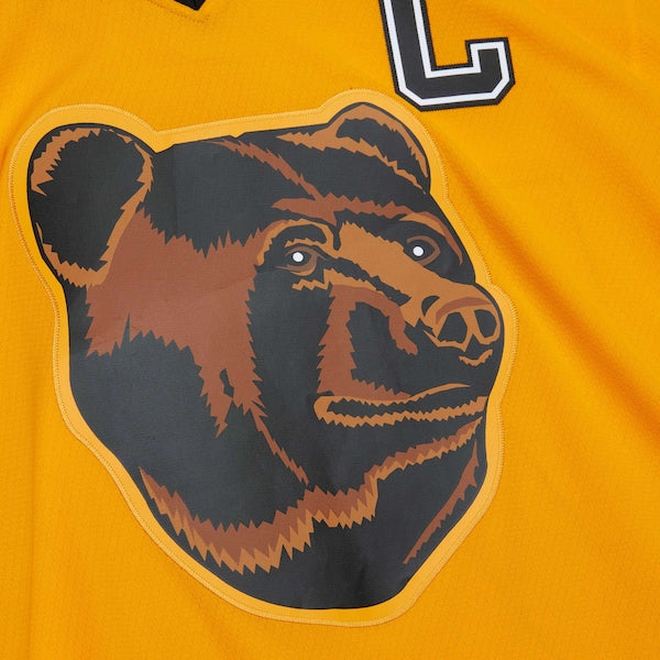 Ray Bourque Boston Bruins  1996/97 Captain Patch Blue Line Player Jersey - Gold