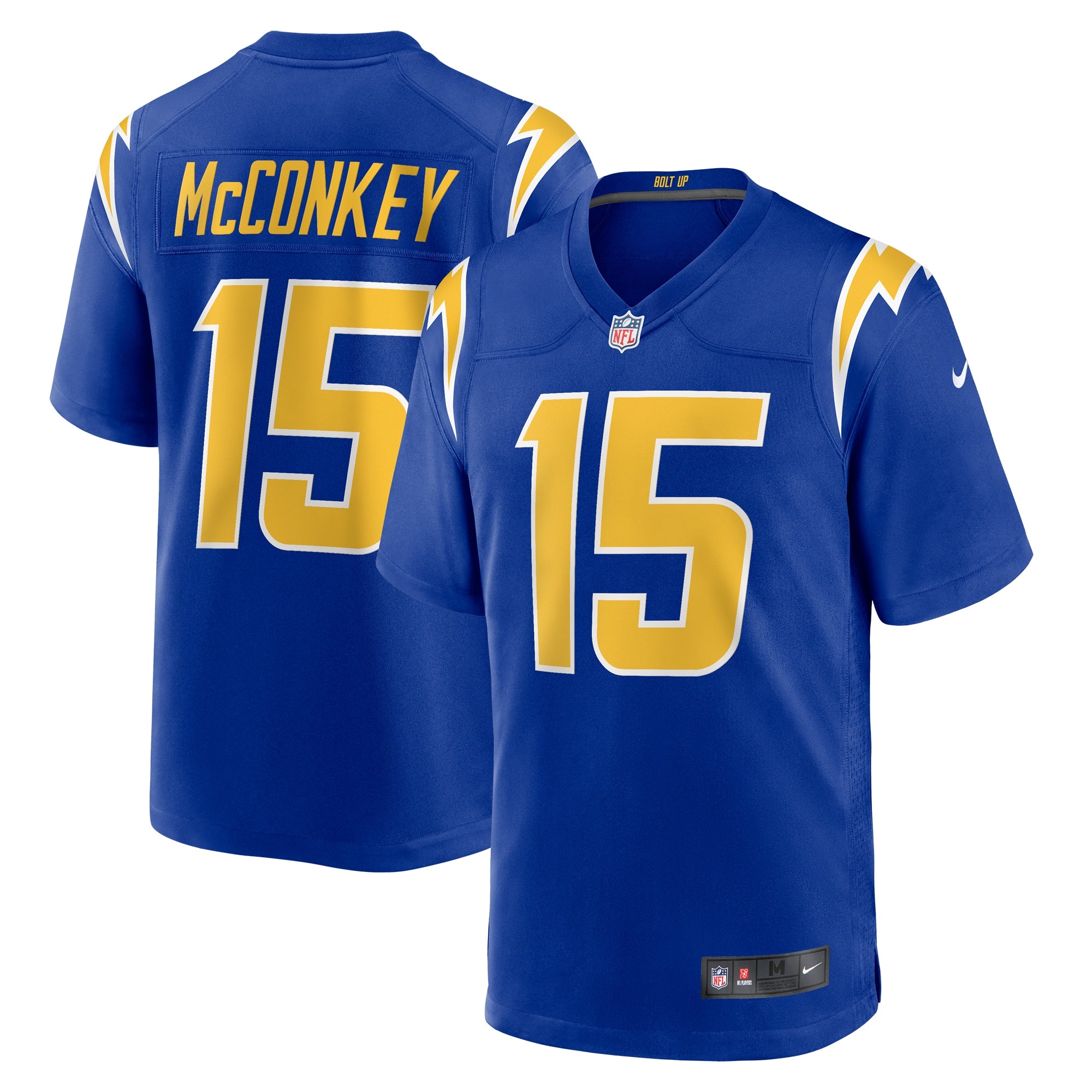 Ladd McConkey Los Angeles Chargers Nike Alternate Game Jersey -  Navy/Royal/White