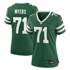 Josh Myers New York Jets Nike Women's Team Game Jersey - Legacy Green