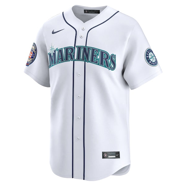 Ichiro Suzuki Seattle Mariners Nike 2025 National Baseball Hall of Fame Nike Home Limited Player Jersey - White/Aqua