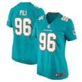 Brandon Pili Miami Dolphins Nike Women's  Game Jersey -  Aqua