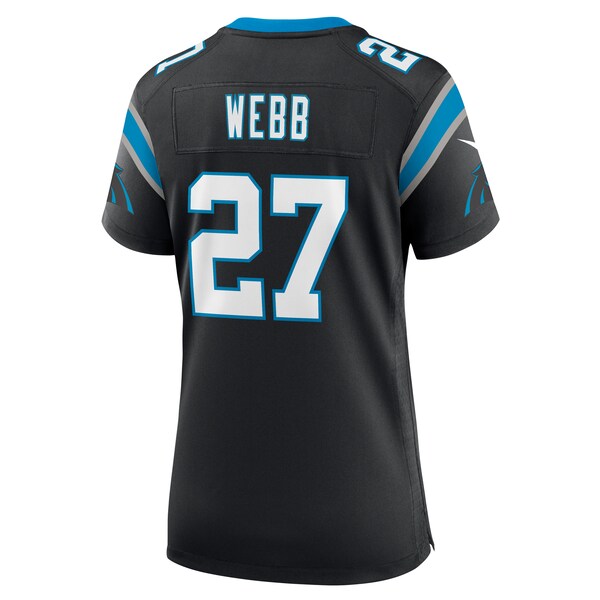 Sam Webb Carolina Panthers Nike Women's Team Game Jersey -  Black