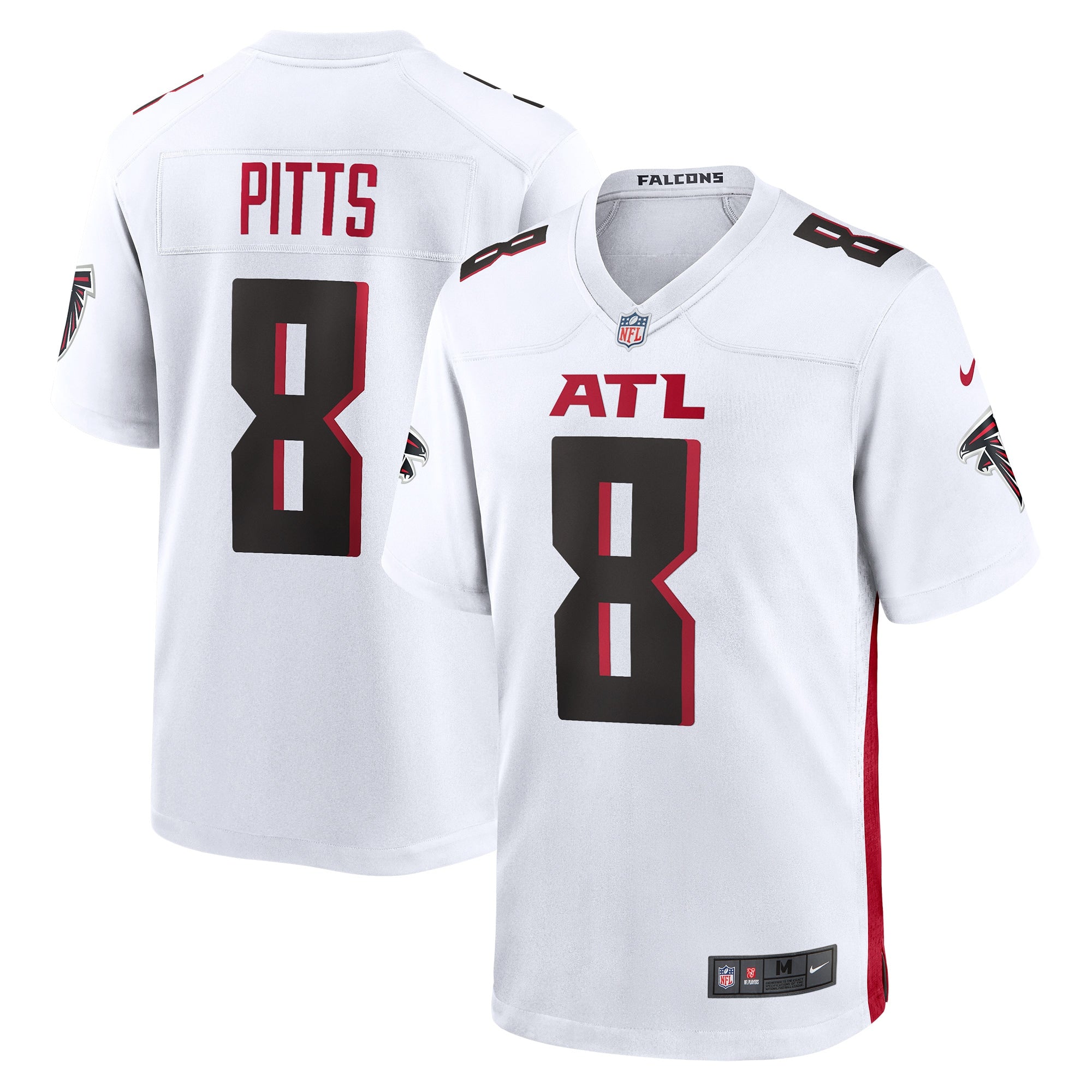 Kyle Pitts Atlanta Falcons Nike Game Jersey - Black/White