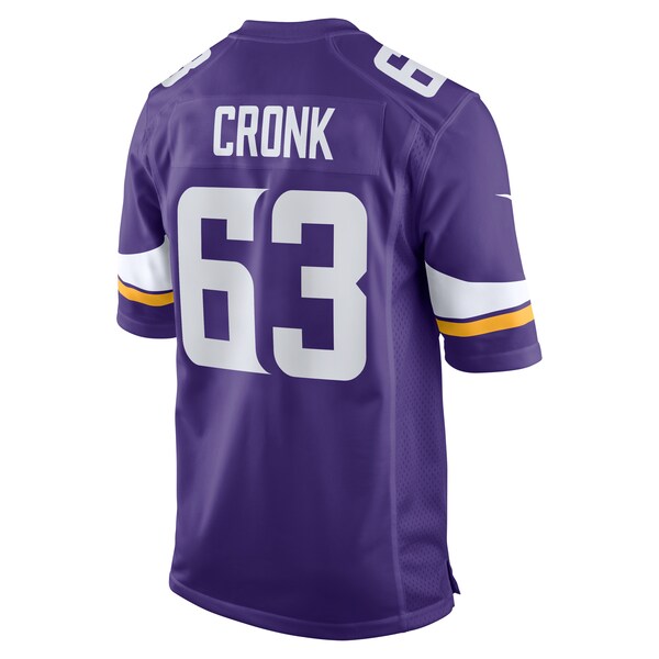 Coy Cronk Minnesota Vikings Nike Team Game Jersey -  Purple