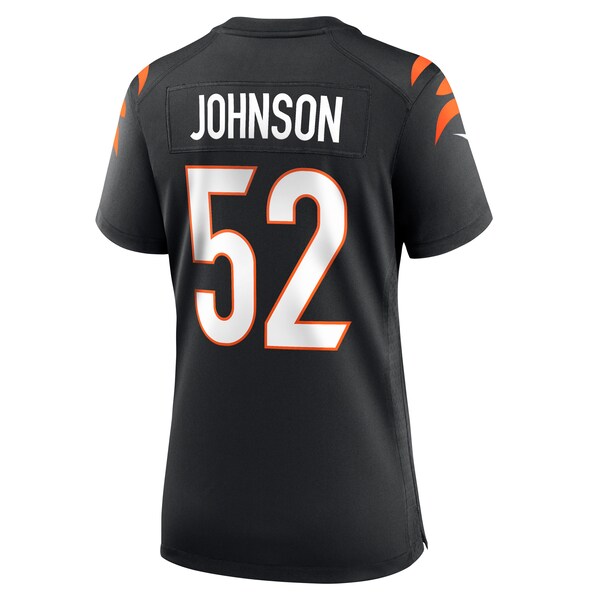 Cedric Johnson Cincinnati Bengals Nike Women's  Game Jersey -  Black