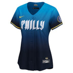 Bryce Harper Philadelphia Phillies Nike Women's 2024 City Connect Limited Player Jersey - Blue