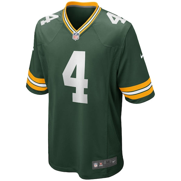 Men's Green Bay Packers Brett Favre Nike Green Game Retired Player Jersey