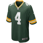 Men's Green Bay Packers Brett Favre Nike Green Game Retired Player Jersey