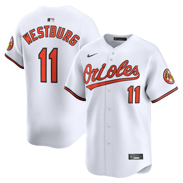 Jordan Westburg Baltimore Orioles Nike Alternate Limited Player Jersey - White