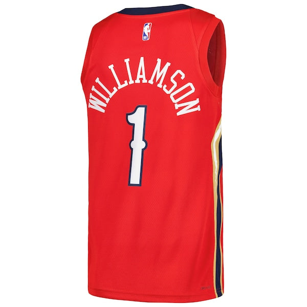Zion Williamson New Orleans Pelicans Jordan Brand Swingman Player Jersey - Statement Edition - Red