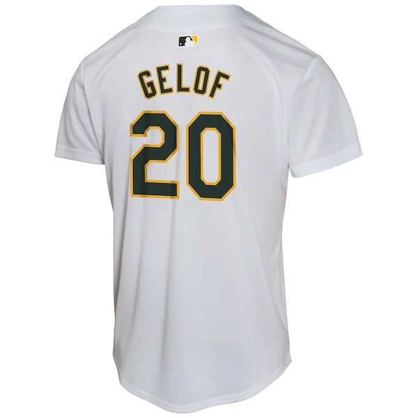 Zack Gelof Oakland Athletics Nike Youth Home Game Player Jersey - Gray