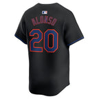 Pete Alonso New York Mets Nike Alternate Limited Player Jersey – Black