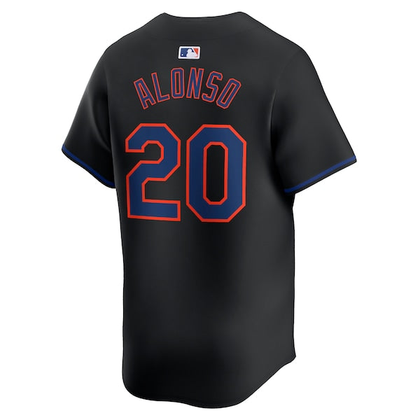 Pete Alonso New York Mets Nike Alternate Limited Player Jersey – Black