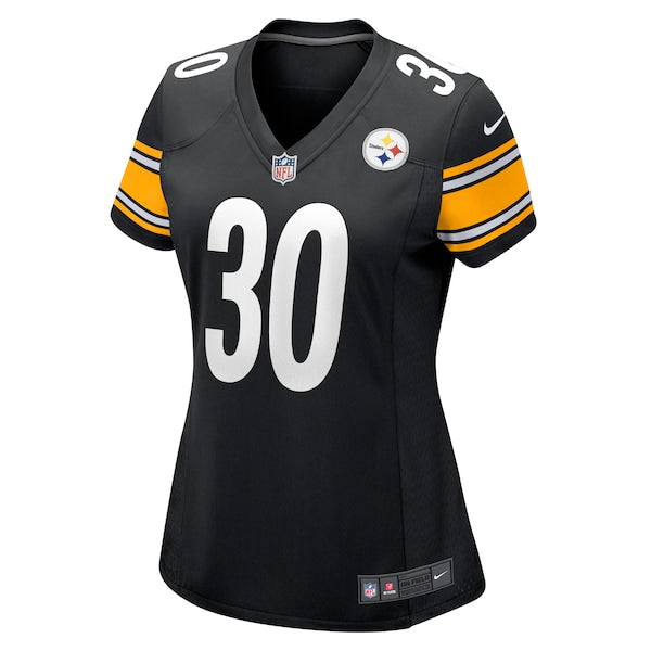 Jaylen Warren Pittsburgh Steelers Nike Women's Game Player Jersey - Black