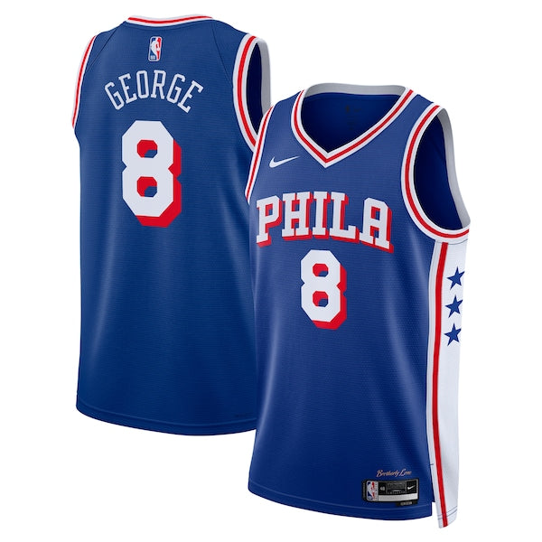 Paul George Philadelphia 76ers Nike Unisex 2024 Offseason Addition Nike Swingman Jersey - Royal