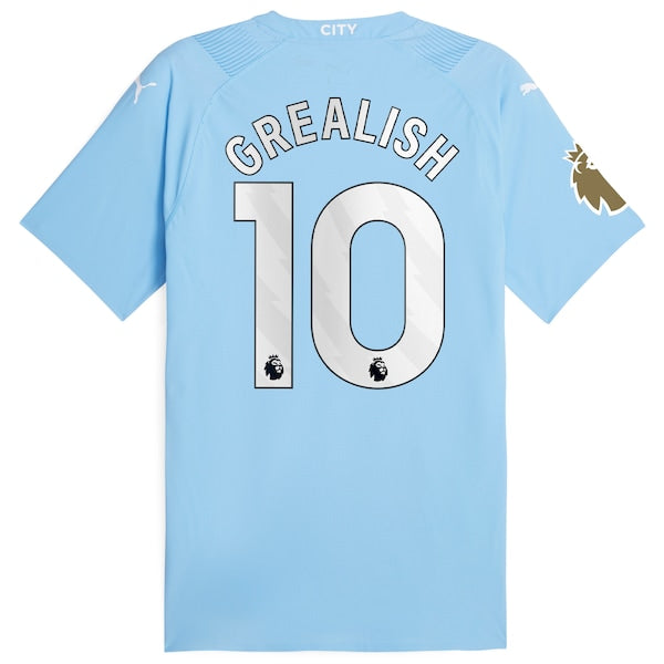 Jack Grealish Manchester City Puma 2023/24 Authentic Player Jersey - Sky Blue