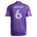 Robin Jansson Orlando City SC adidas 2025 Perfect Storm Authentic Player Jersey - Purple
