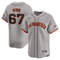 Keaton Winn San Francisco Giants Nike Away Limited Player Jersey - Gray/Cream