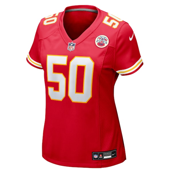 Brandon George Kansas City Chiefs Nike Women's Team Game Jersey -  Red