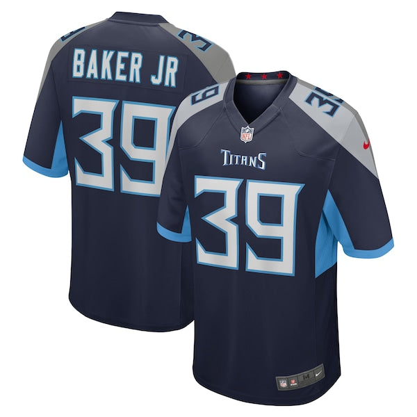 Darrell Baker Jr Tennessee Titans Nike  Game Jersey -  Navy