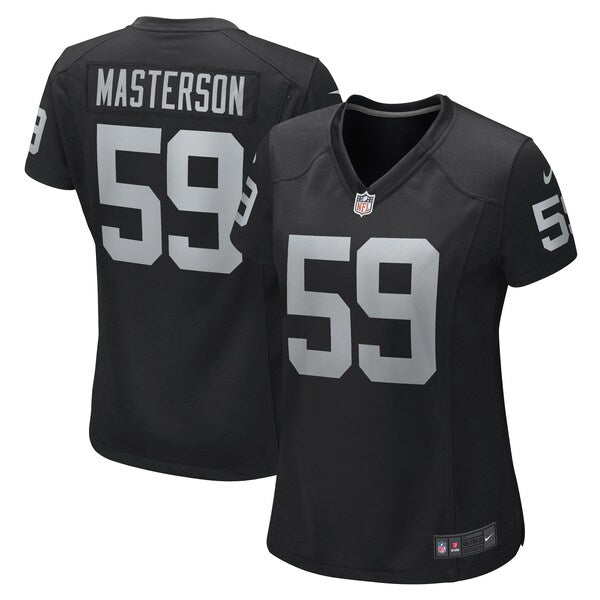 Luke Masterson Las Vegas Raiders Nike Women's Game Player Jersey - Black