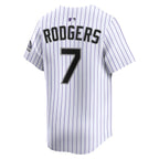 Brendan Rodgers Colorado Rockies Nike Home Limited Player Jersey - White