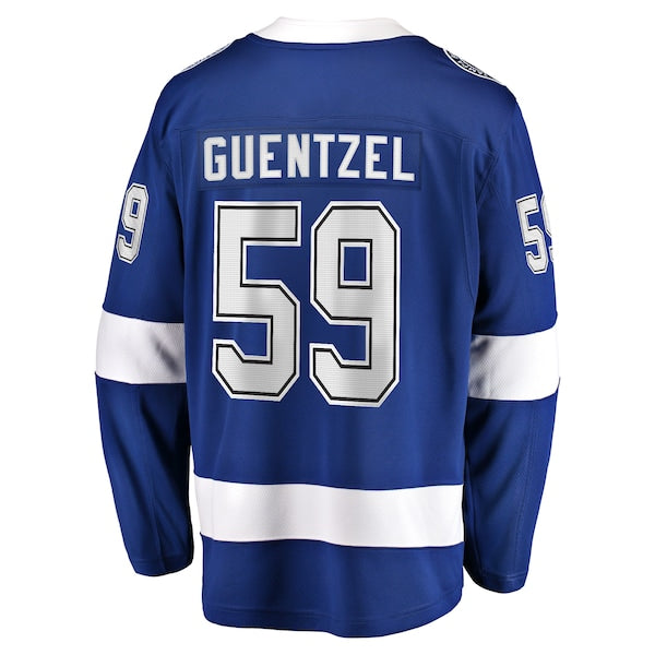 Jake Guentzel Tampa Bay Lightning  Home Premier Breakaway Player Jersey - Blue