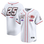 #25 Cincinnati Reds Nike 2025 MLB Speedway Classic Home Replica Jersey - White