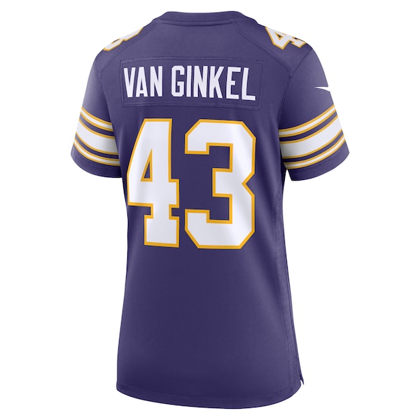 Andrew Van Ginkel Minnesota Vikings Nike Women's Alternate Game Jersey -  Purple