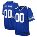 Seattle Seahawks Nike Youth Throwback Custom Jersey - Royal