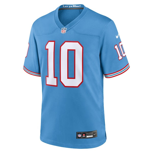 DeAndre Hopkins Tennessee Titans Nike Oilers Throwback Player Game Jersey - Light Blue/Navy/White