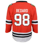 Connor Bedard Chicago Blackhawks Youth Home Replica Player Jersey - Red/White