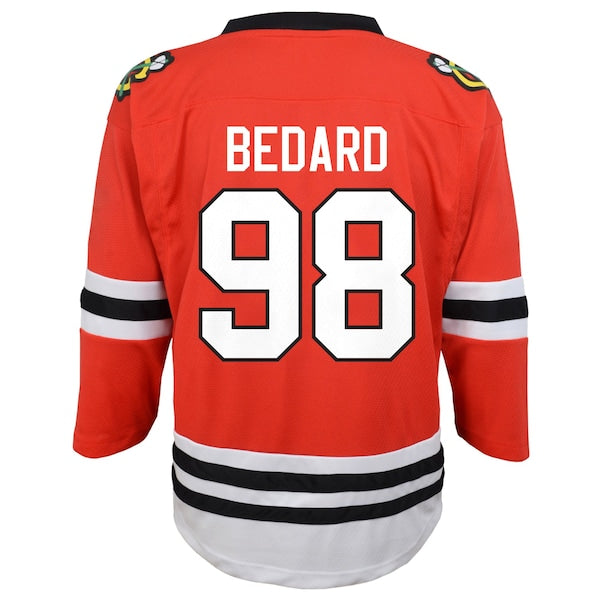 Connor Bedard Chicago Blackhawks Youth Home Replica Player Jersey - Red/White
