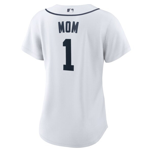 Detroit Tigers Nike Women's #1 Mom Home Replica Jersey - White