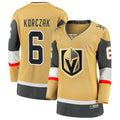 Kaedan Korczak Vegas Golden Knights  Women's Home Breakaway Jersey - Gold