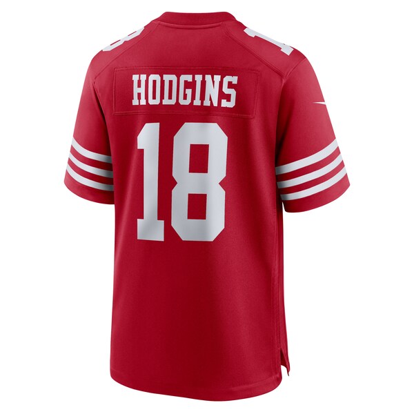 Isaiah Hodgins San Francisco 49ers Nike Team Game Jersey -  Scarlet