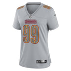 Chase Young Washington Commanders Nike Women's Atmosphere Fashion Game Jersey - Gray